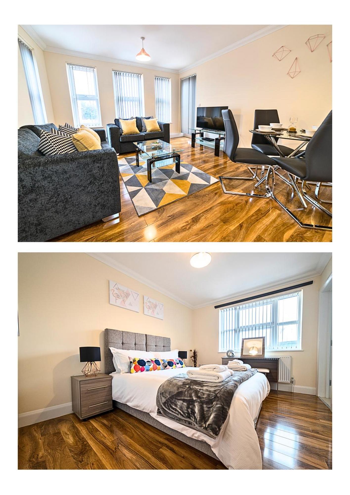 Heathrow Rare Find 2 Bedroom Plus 2 Bathroom Flat - Sleeps 6- Free Parking- Close To Heathrow Terminals-Quiet Development Stanwell Εξωτερικό φωτογραφία
